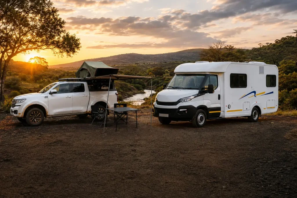 Motorhome vs 4x4 Camper